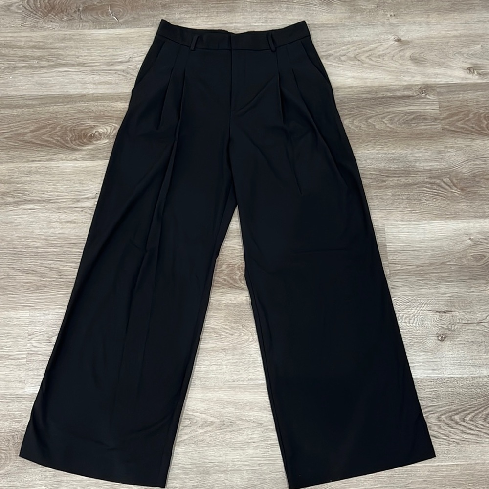 Zara Pleated Wide Leg Pants size M